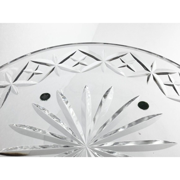 ROYAL BRIERLEY, Beautifully Cut Round Candy/Nut/Serving Bowl, 7 1/2” Signed - Picture 4 of 6